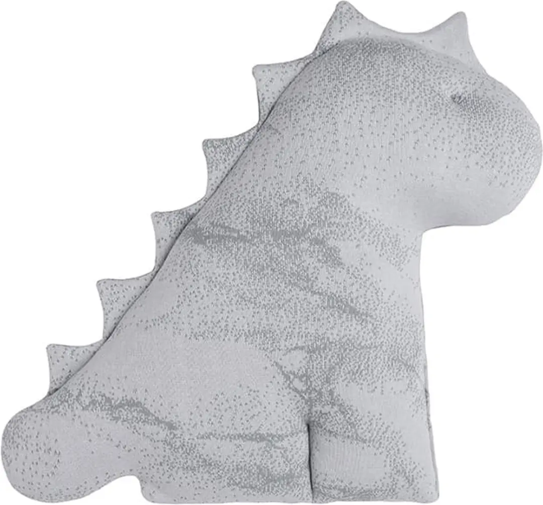 Baby's Only Knuffel Dinosaurus Marble - Grijs/Zilvergrijs 40cm