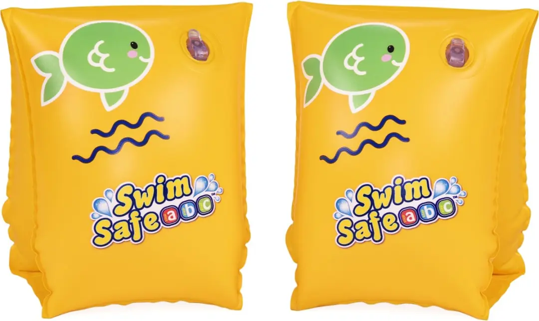 Bestway Swimsafe Kinderzwembandjes 25x15cm - Lichtgeel