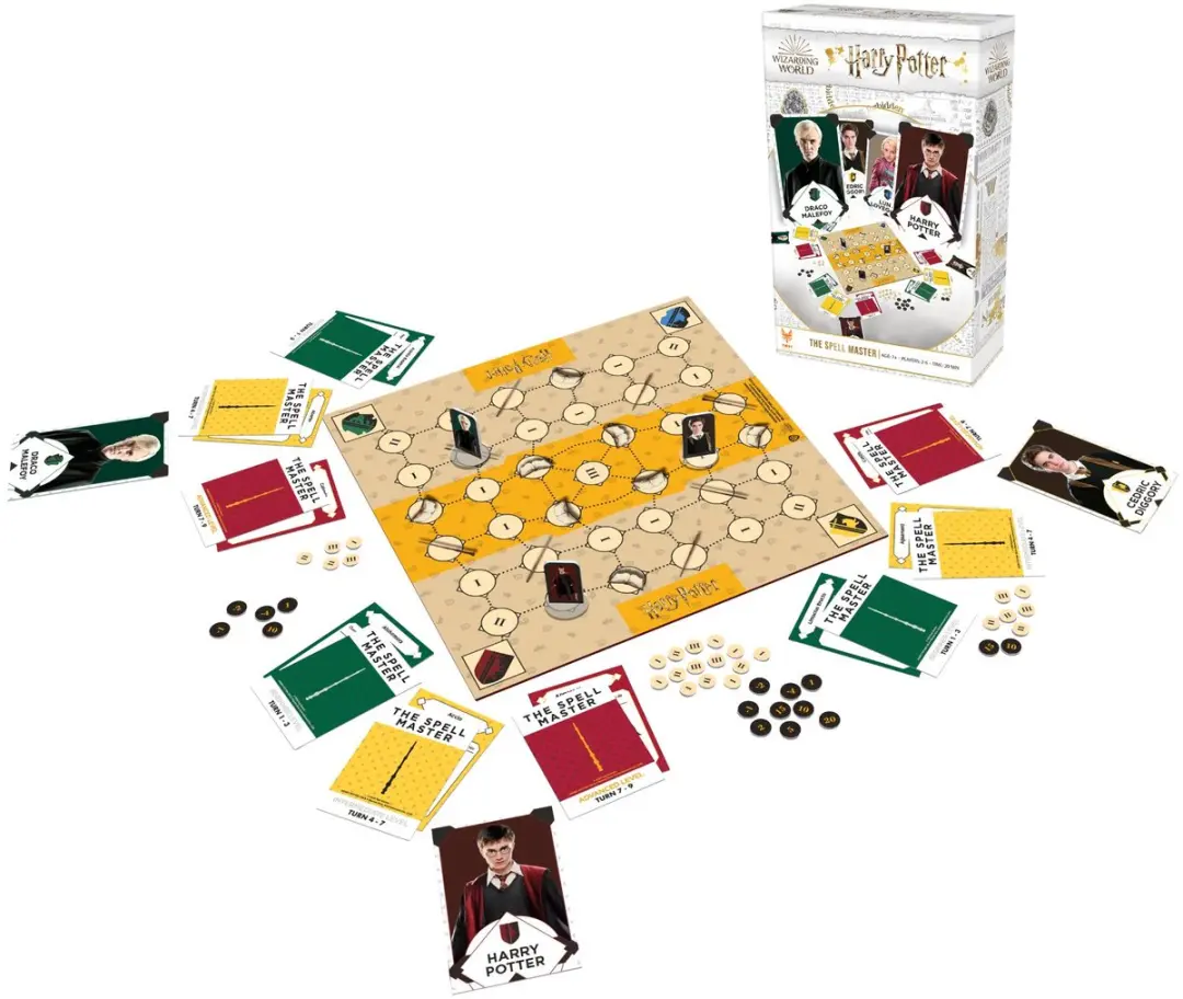 Topi Games Harry Potter Spell Master Bordspel - 2-8 Spelers