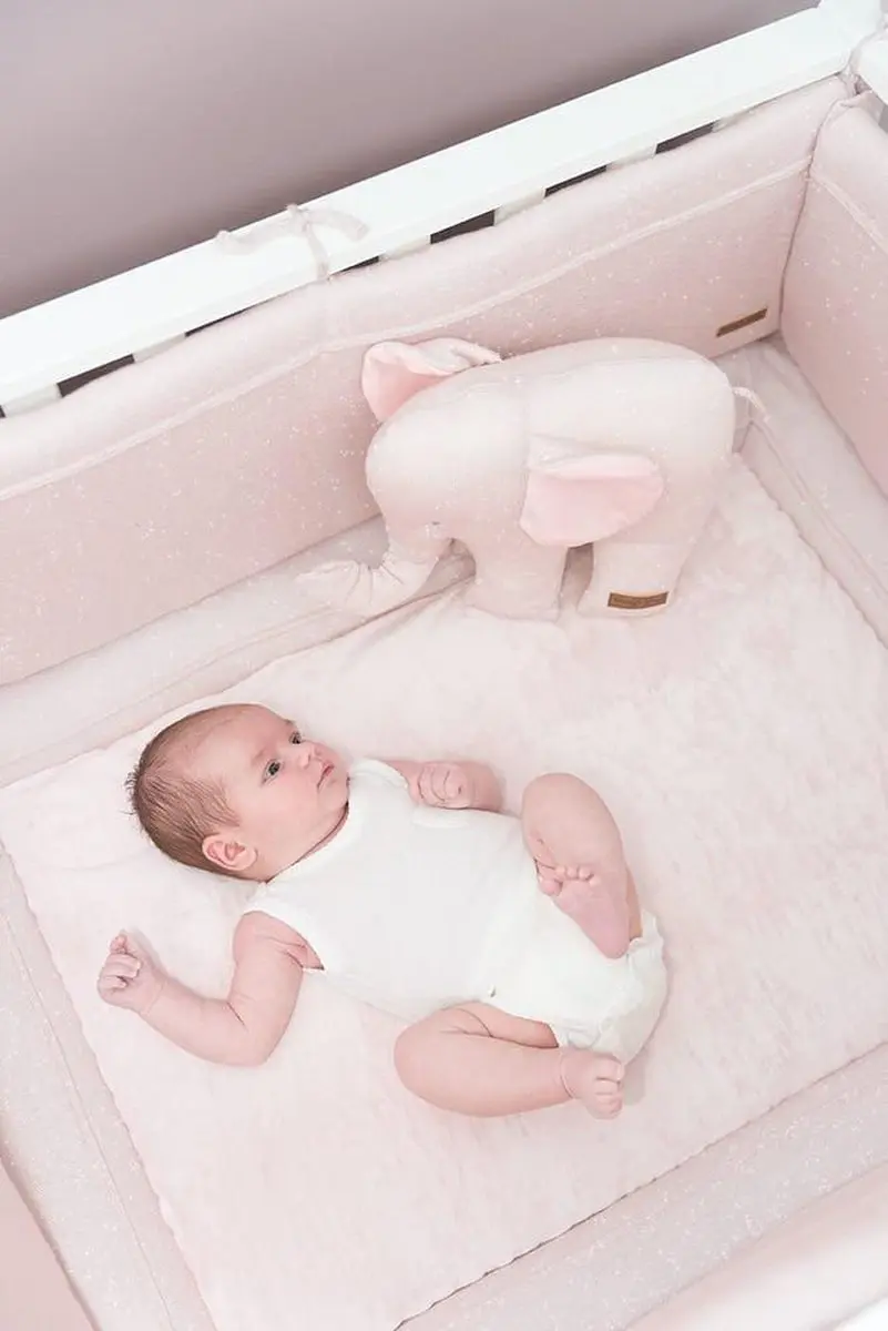 Baby's Only Knuffel Olifant Sparkle - Goud-Ivoor