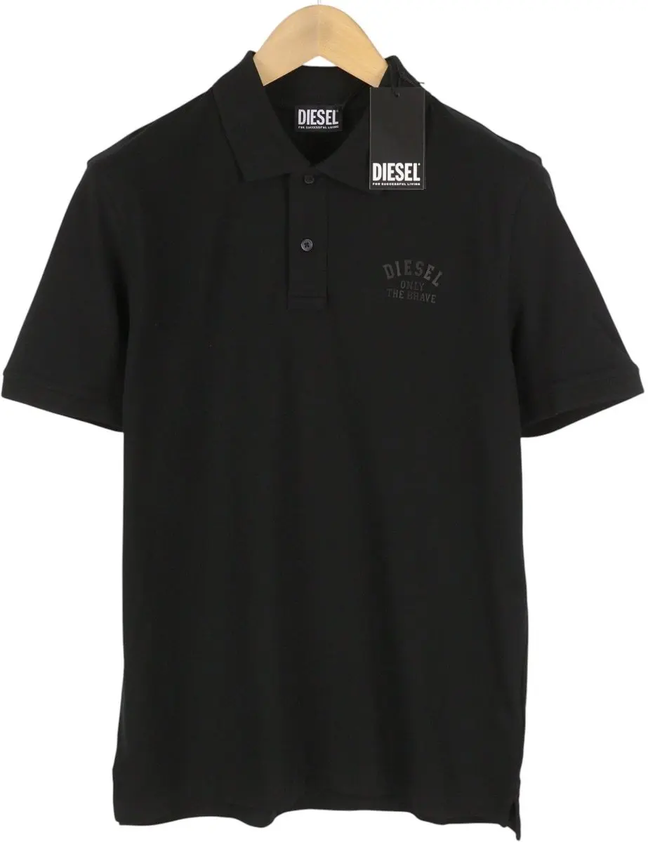 Diesel T-Smith 260105 Heren Polo - XXL - Zwart