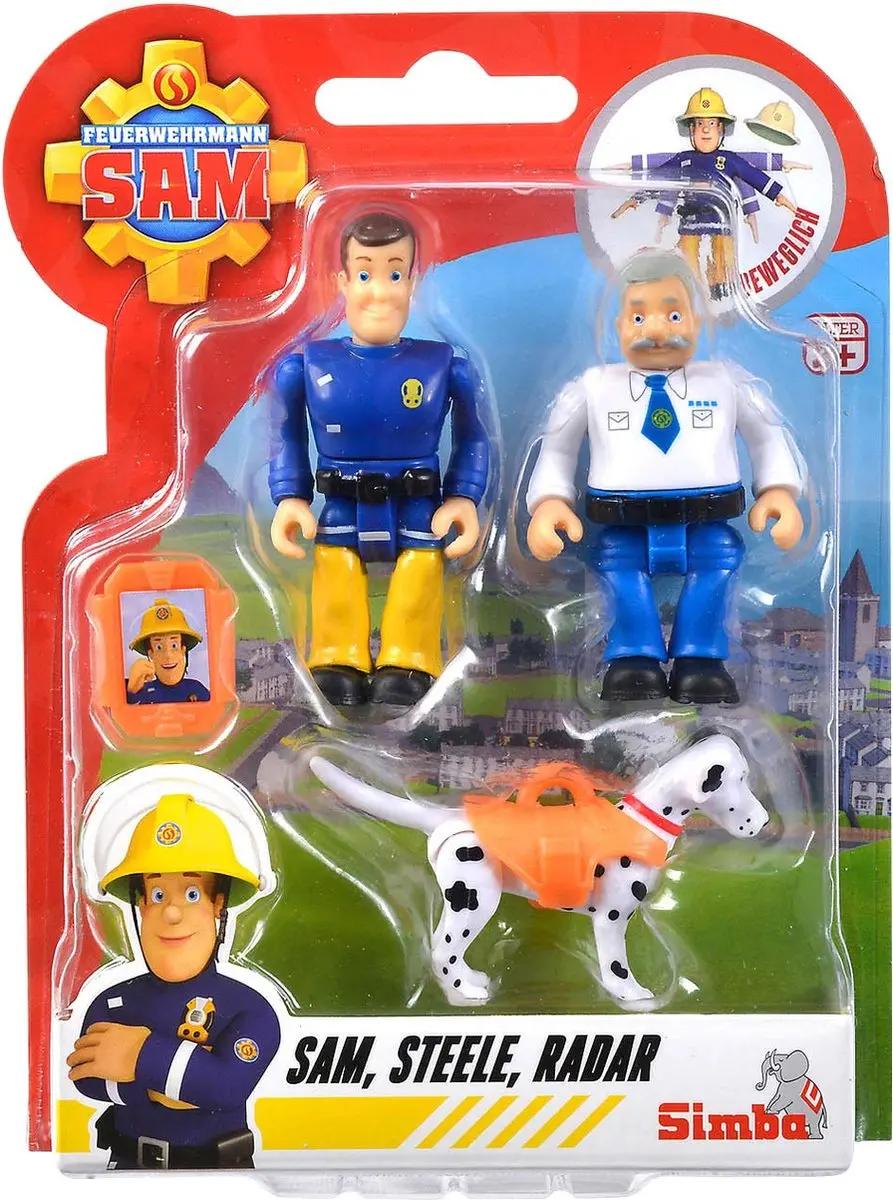Dickie Brandweerman Sam Speelfiguren Sam Steele Radar
