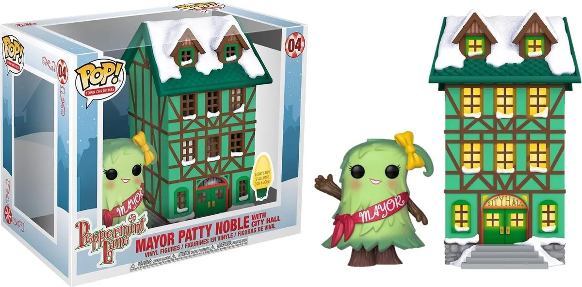 Funko POP! Town Holiday Town Hall met Mayor Patty Noble 44424