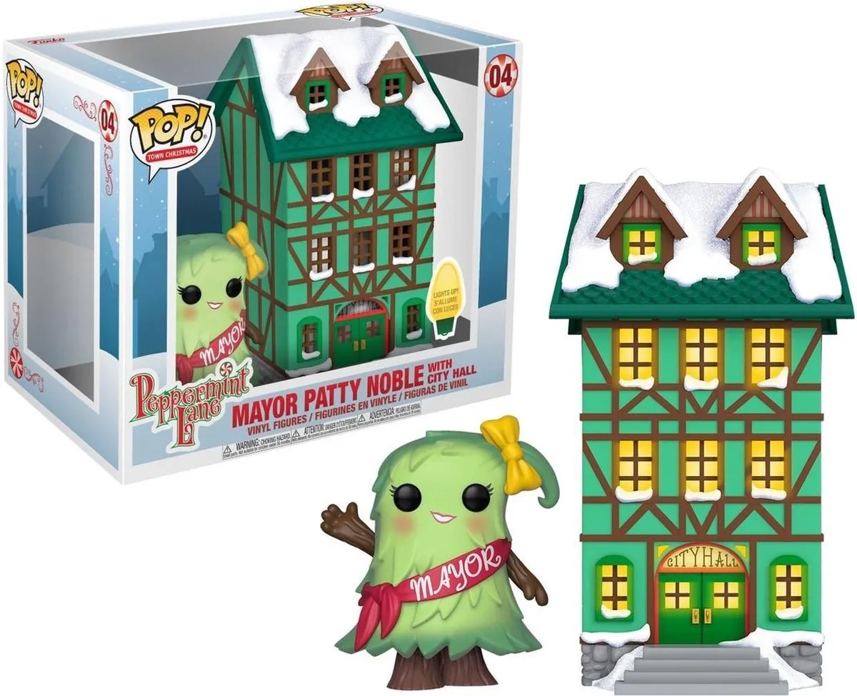 Funko POP! Town Holiday Town Hall met Mayor Patty Noble 44424 - Multicolor