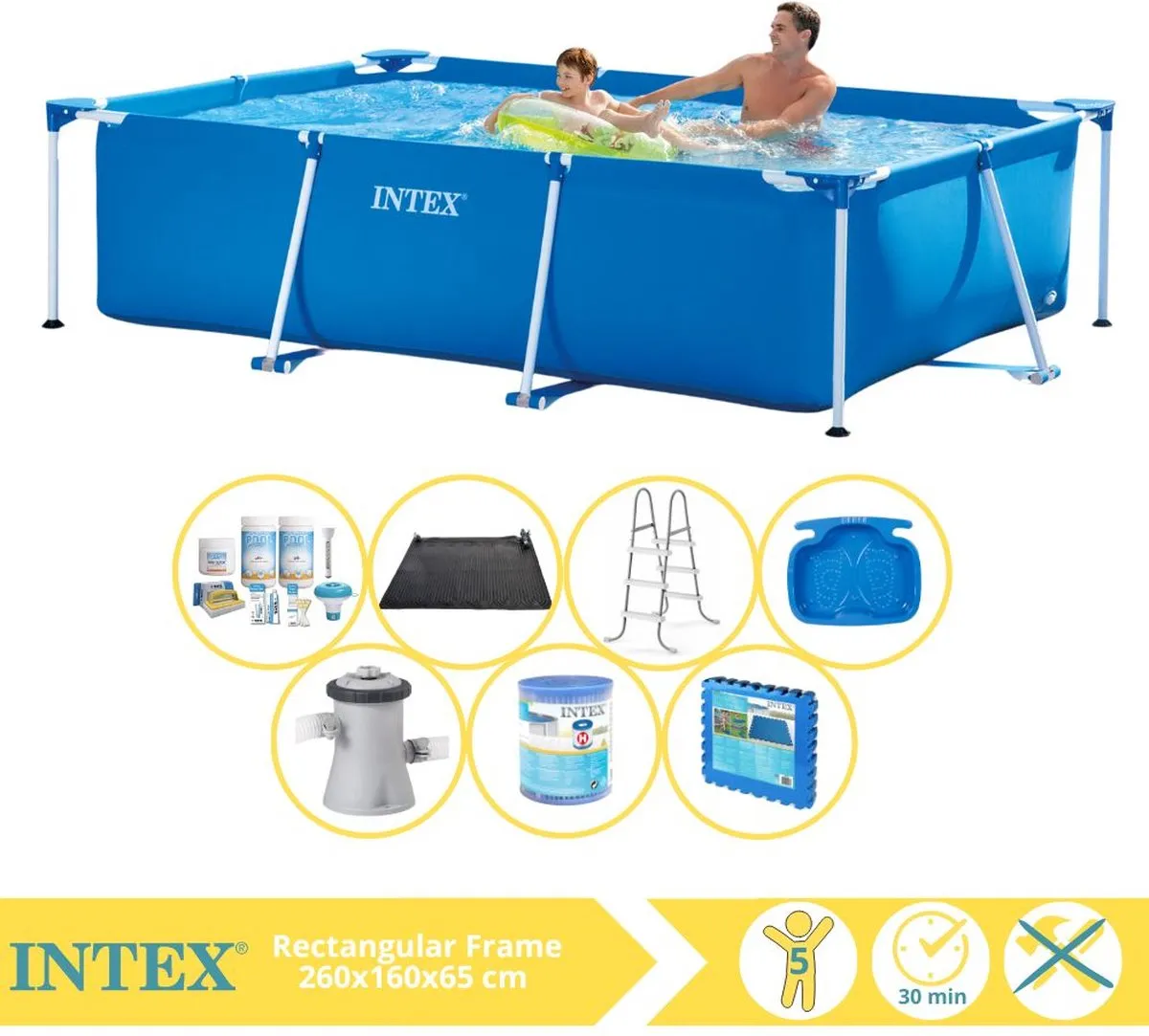 Intex 28271NP Opzetzwembad 260x160x65cm