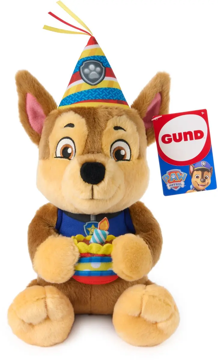 PAW Patrol Birthday Chase Knuffel 24cm