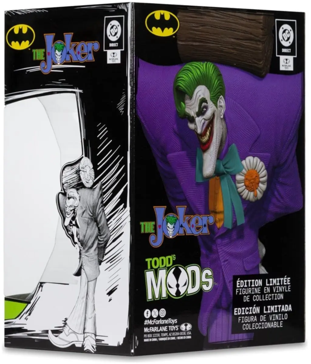 McFarlane Toys DC The Joker Collector Vinyl Statue - MCF17314 - 13cm - Multi