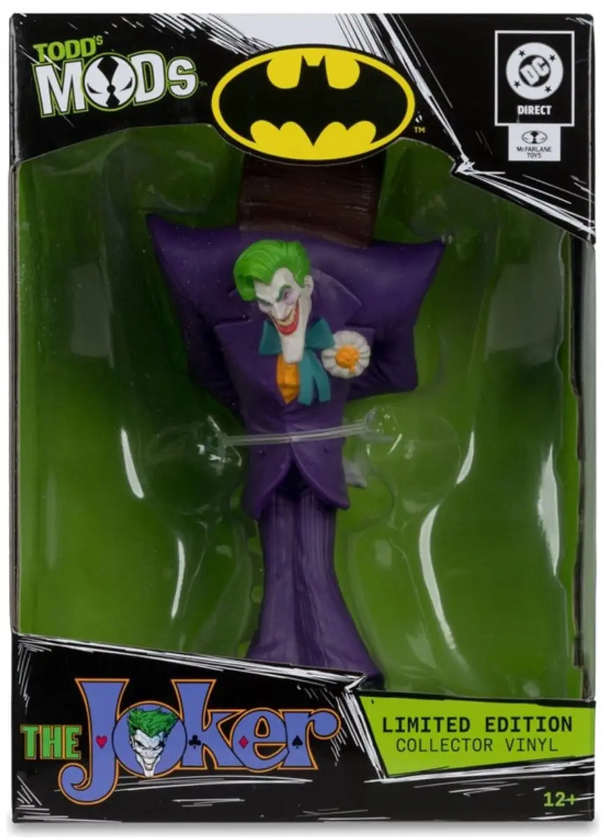 McFarlane Toys DC The Joker Collector Vinyl Statue - MCF17314 - 13cm - Multi - afbeelding 6 van 6