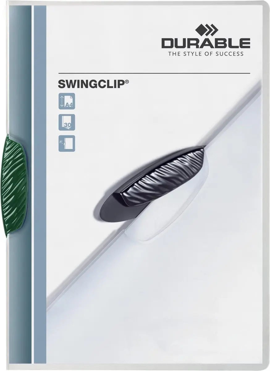 Durable Swingclip Stoffklepmap PP Groen
