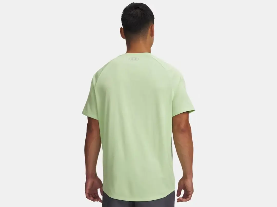 Under Armour Tech Textured SS Heren T-shirt - Groen