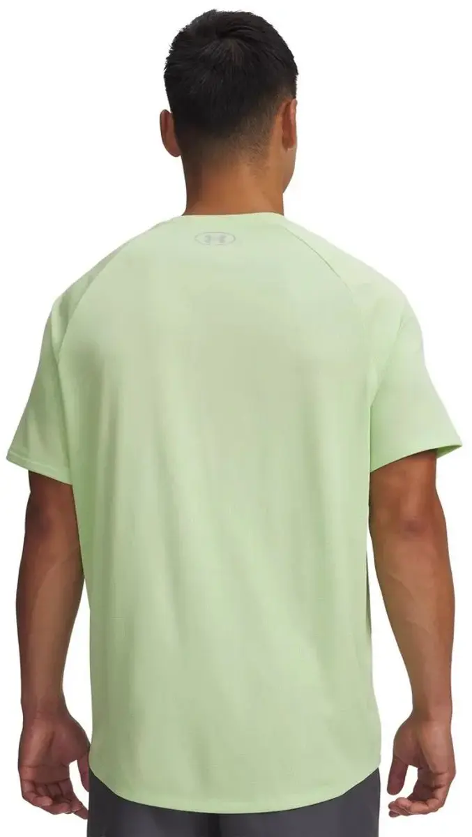 Under Armour Tech Textured SS Heren T-shirt - Groen