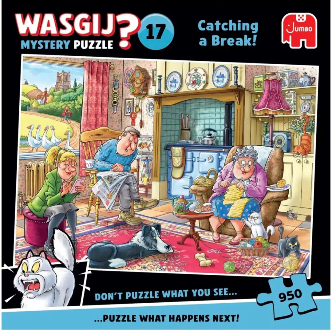 Wasgij Catching a Break Puzzel 950 Stuks