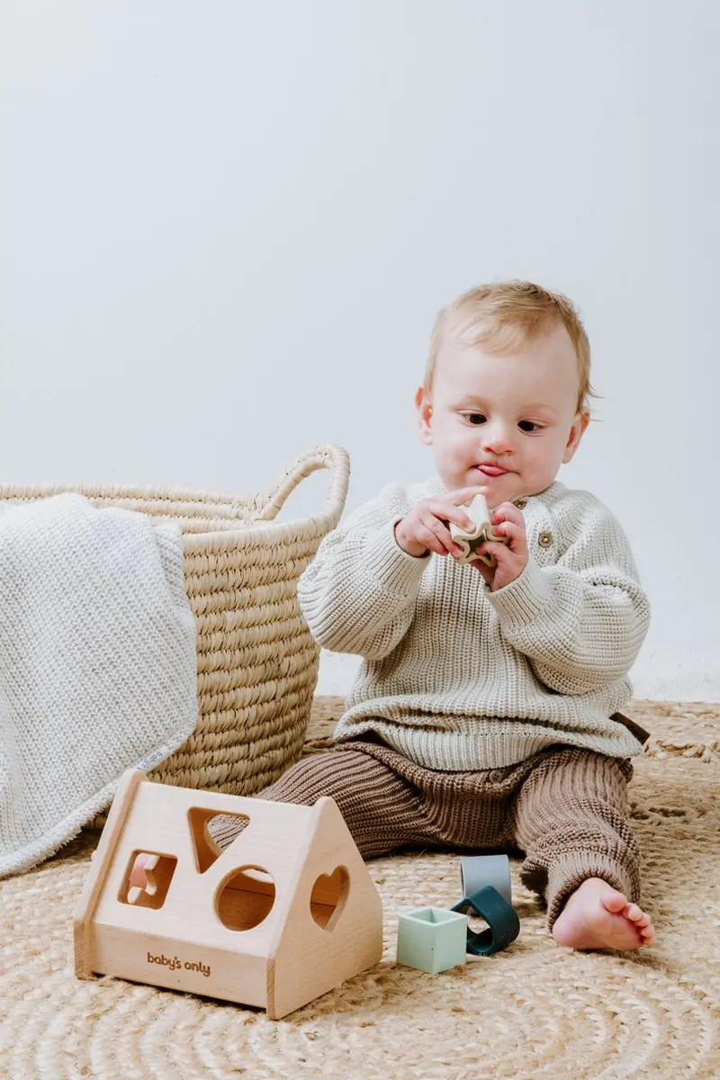 Baby's Only Houten Vormenstoof Earth - 5 Stuks