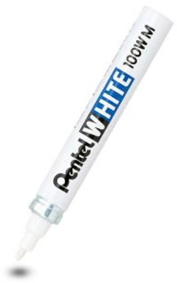 Pentel X100WM Verfstift Wit