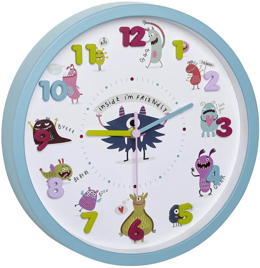 TFA Little Monsters Klok 31cm