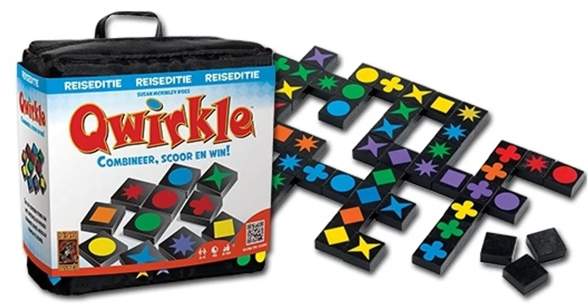 999 Games Qwirkle Reiseditie Bordspel - 2-4 Spelers - afbeelding 6 van 6