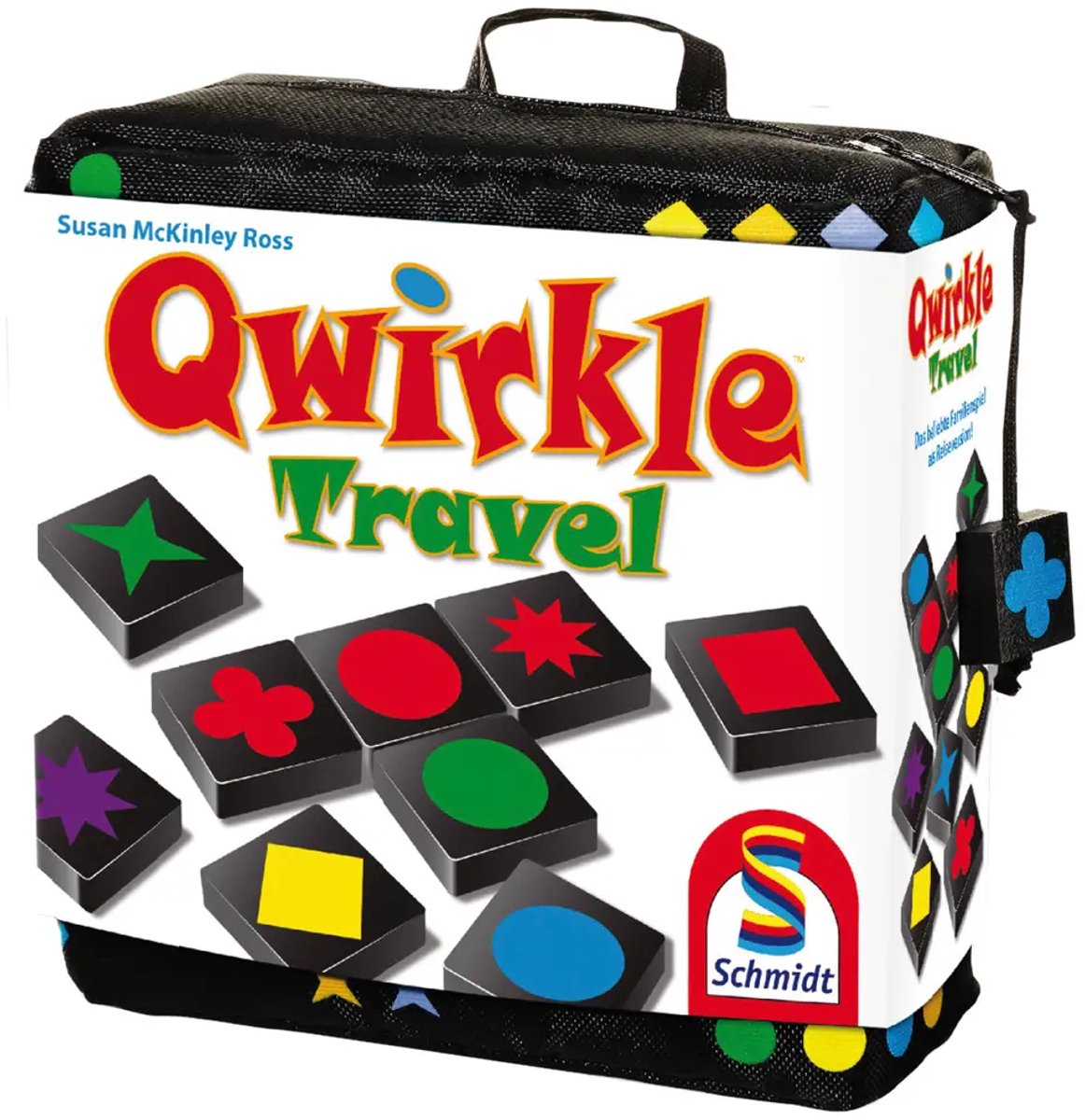 999 Games - Qwirkle - Reiseditie - Bordspel - Sinds 2007 meer dan 15 spellenprijzen gewonnen - Familiespel - Gezelschapsspel - Educatief spel - Klein cadeautje - spelregels in NL en FR