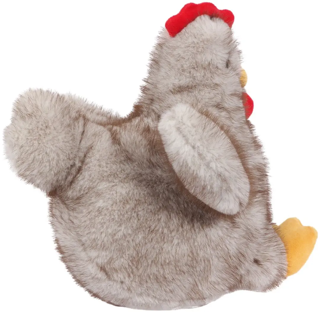 PIA Soft Toys Kip Pluche Knuffel 23cm - Bruin/Grijs