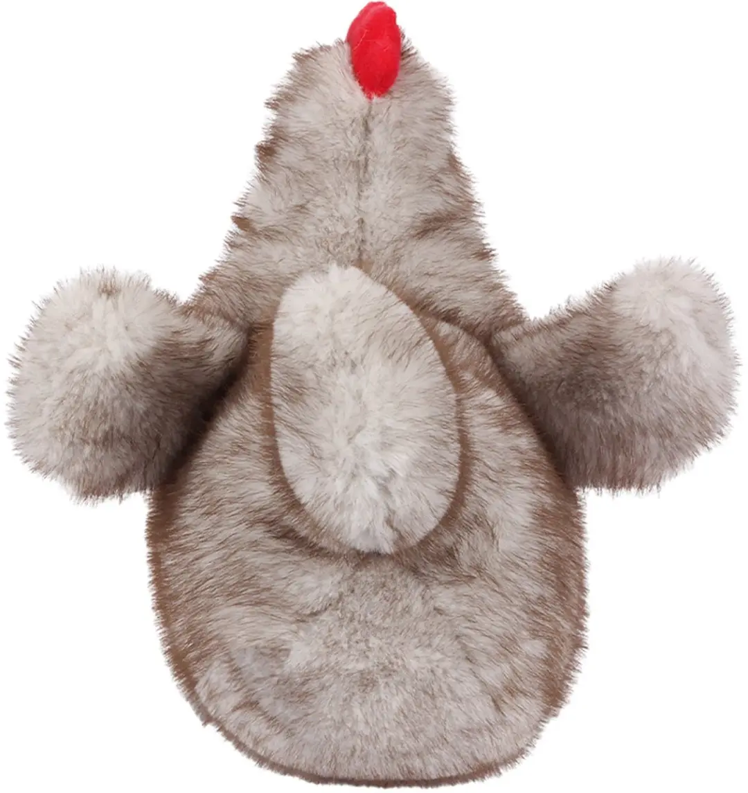 PIA Soft Toys Kip Pluche Knuffel 23cm - Bruin/Grijs