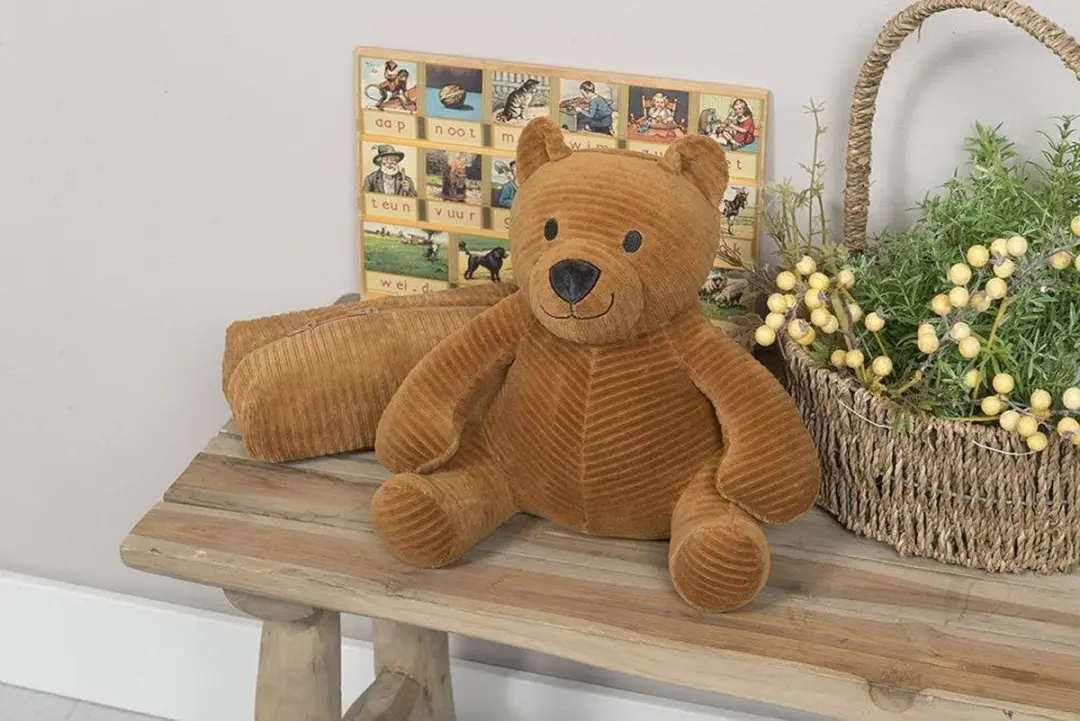 Baby's Only Knuffelbeer Sense Vintage Blue - 25x25 cm