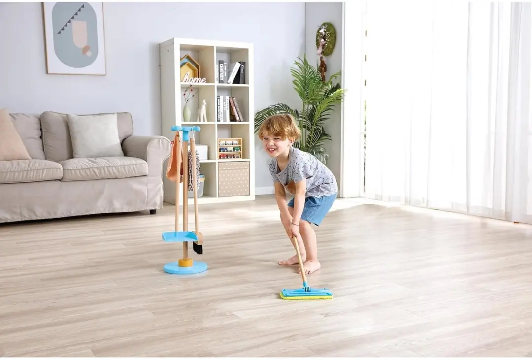 Hape Schoonmaakset - 6-delig - Blauw