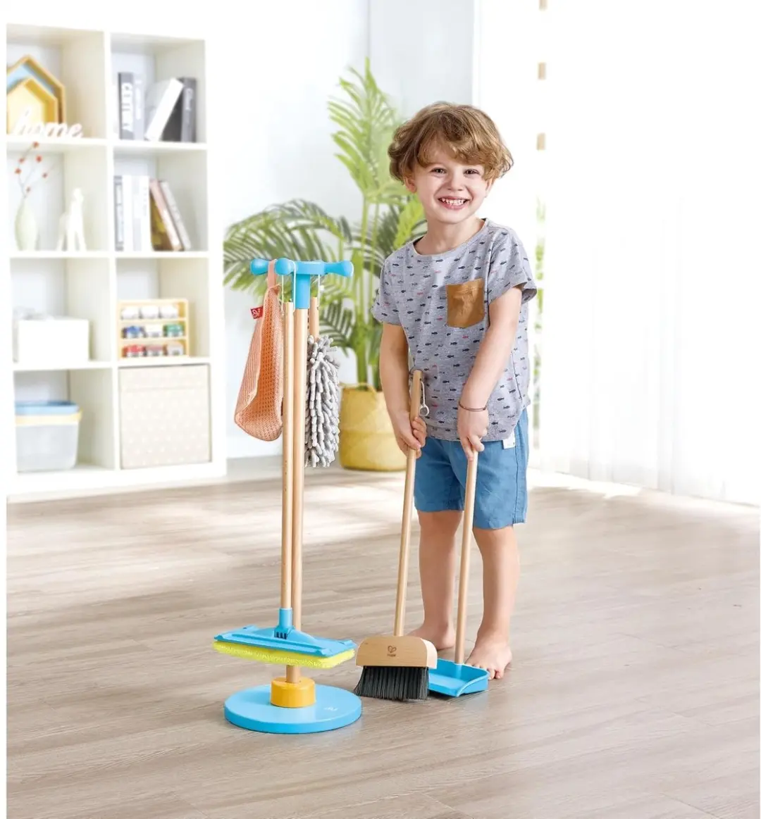 Hape Schoonmaakset - 6-delig - Blauw