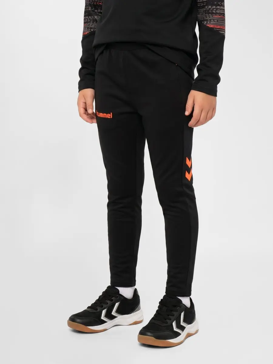 Hummel HML BLAZE Pro Training Pants 164 - Zwart/Orange