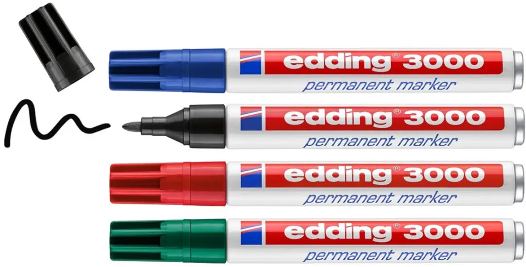 edding 3000 Permanent Markers