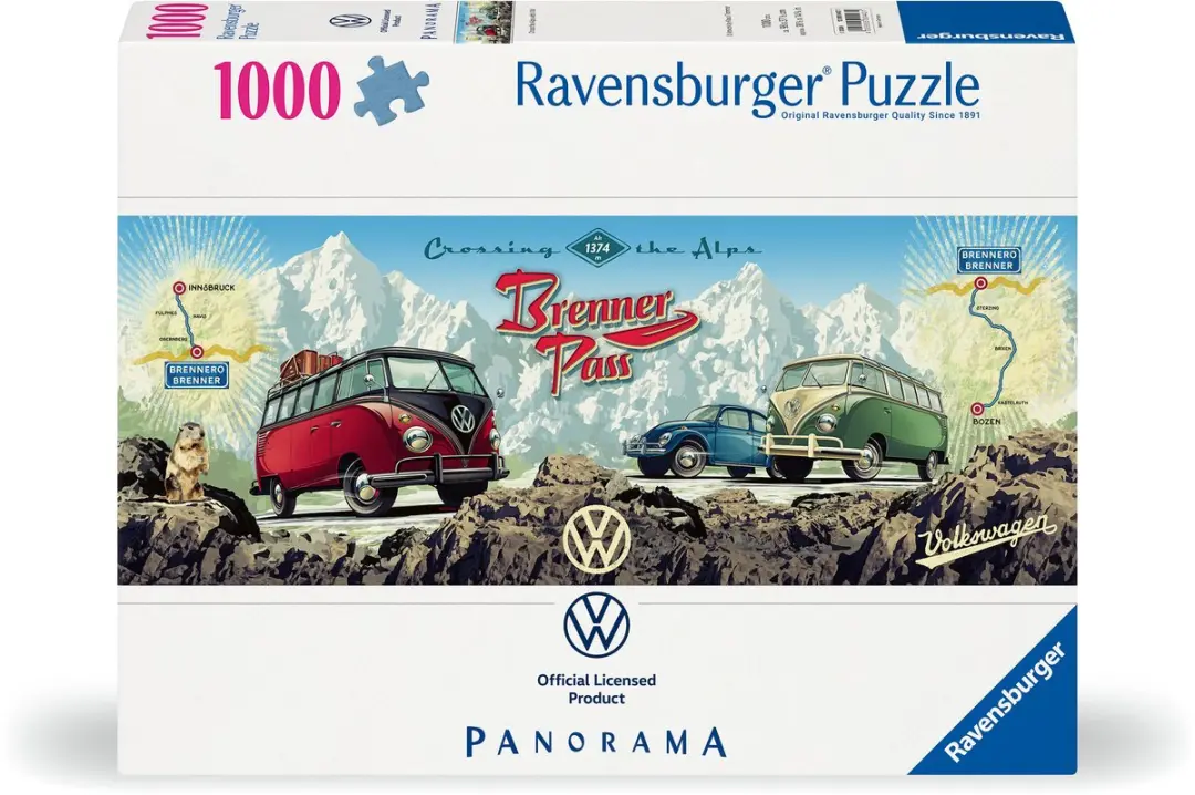 Ravensburger Puzzle 1000 Stuks Volkswagen Bulli - Meerkleurig