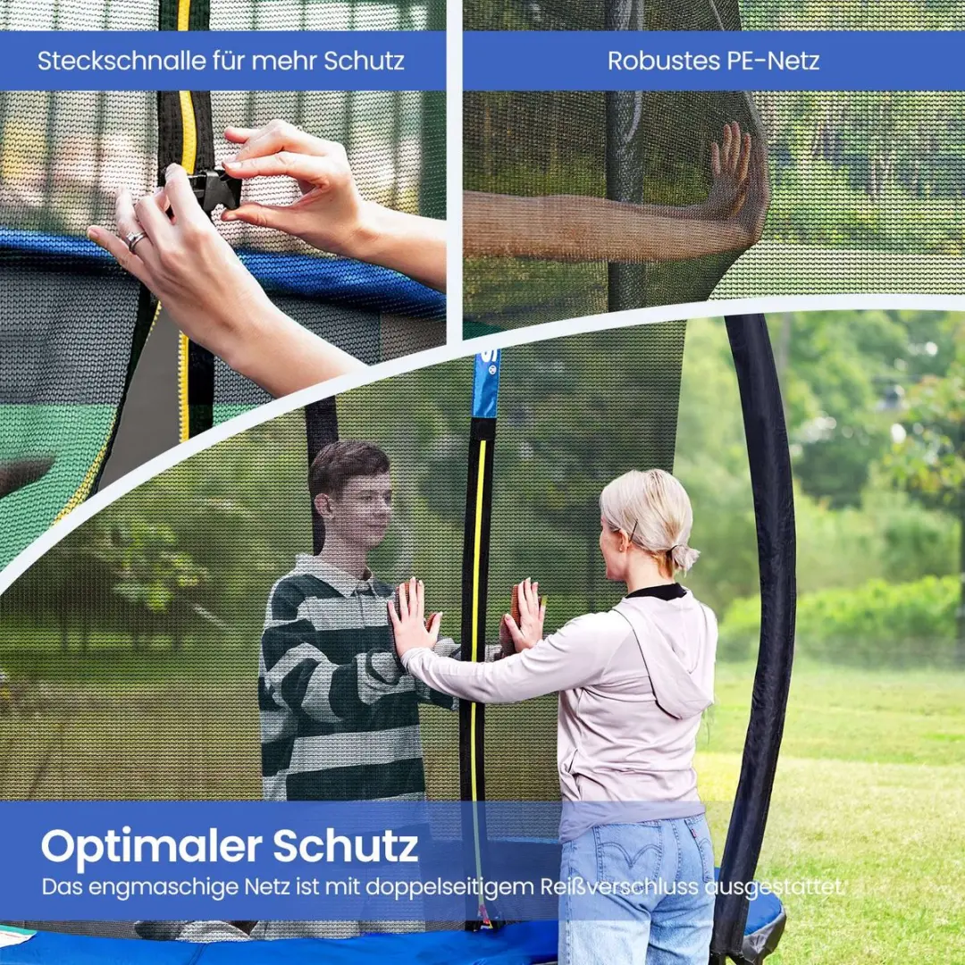 Songmics Tuintrampoline 366cm - Met Veiligheidsnet