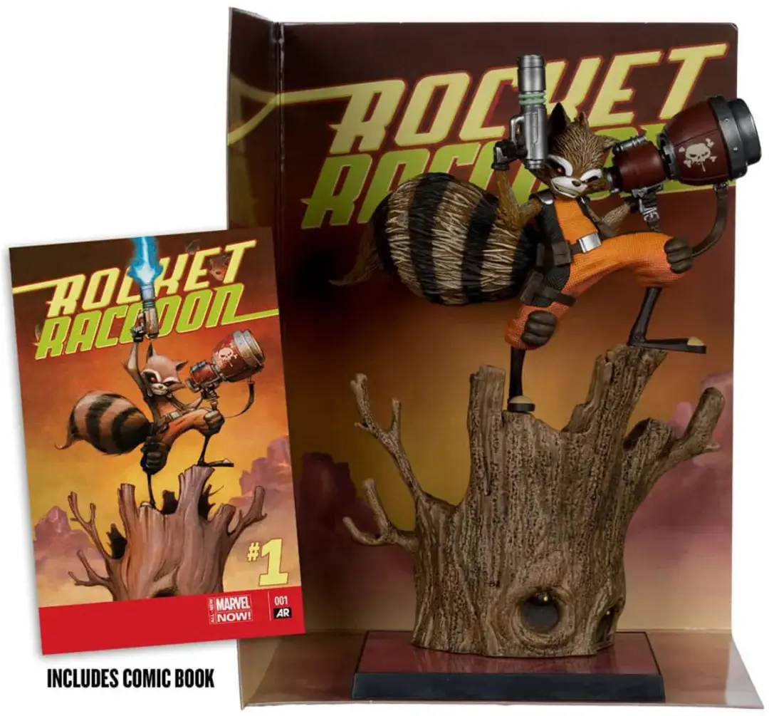 McFarlane Toys Marvel Rocket Racoon 1/6 Beeld - 18cm Multi