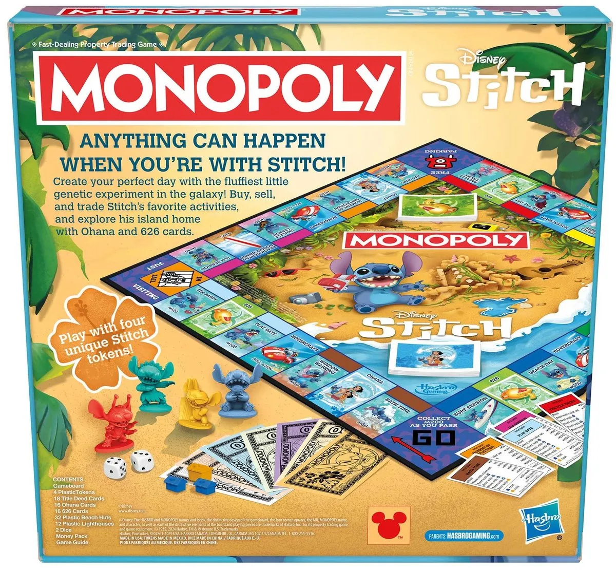 Asmodee Monopoly Disney Stitch Edition - 2-4 Spelers