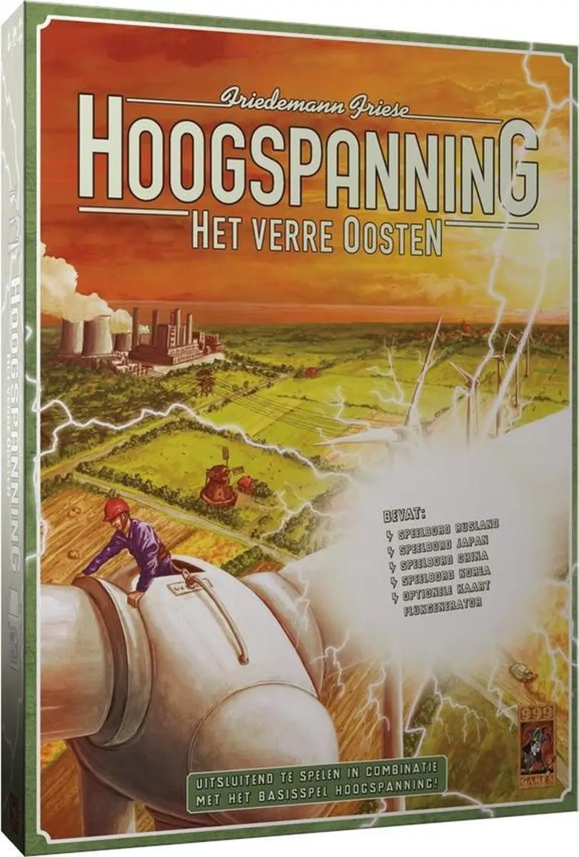 999 Games Hoogspanning Het Verre Oosten Bordspel 999-HOO03