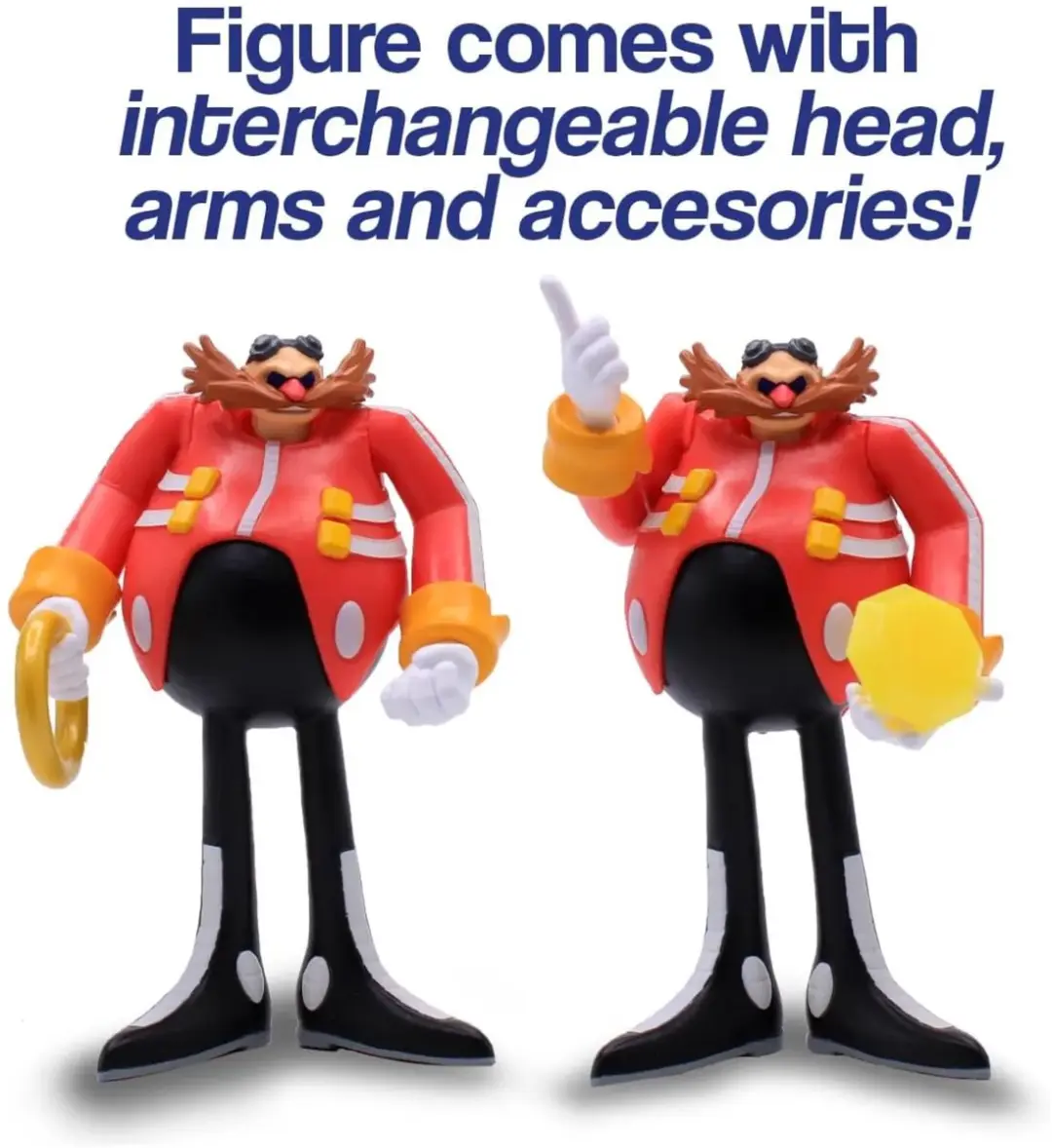 Sonic the Hedgehog Dr. Eggman Actiefiguur 9cm - Divers