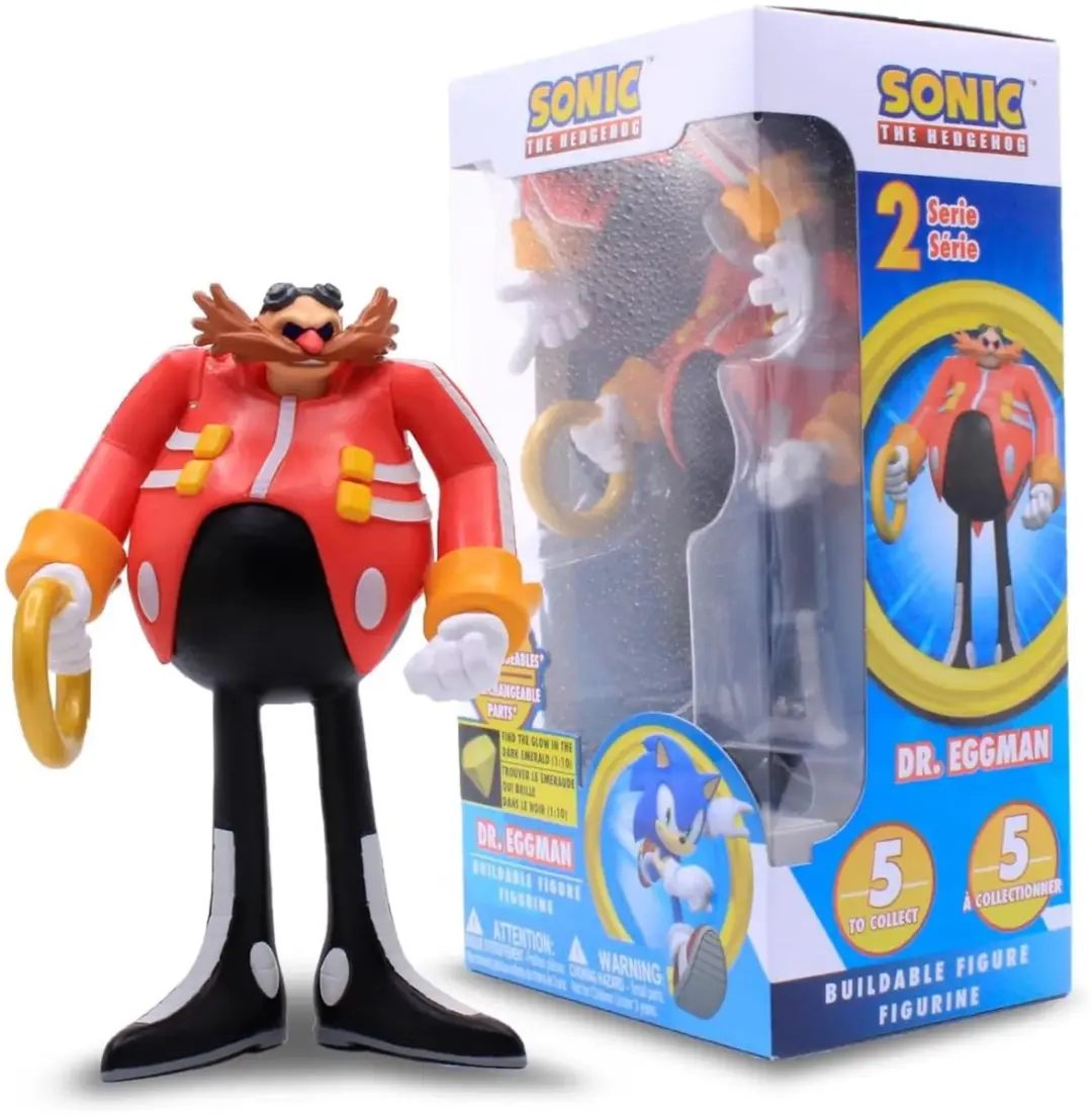 Sonic the Hedgehog Dr. Eggman Actiefiguur 9cm - Divers