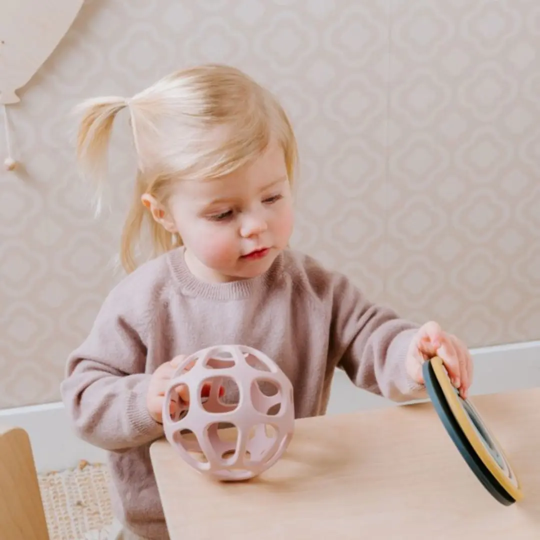 Baby's Only Siliconen Speelbal BO-860.862.007.50 - Oud Roze
