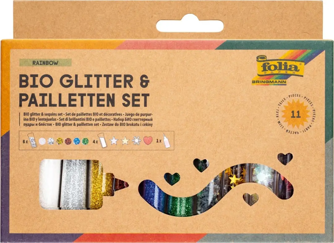 Folia Bio Glitterset & Pailletten