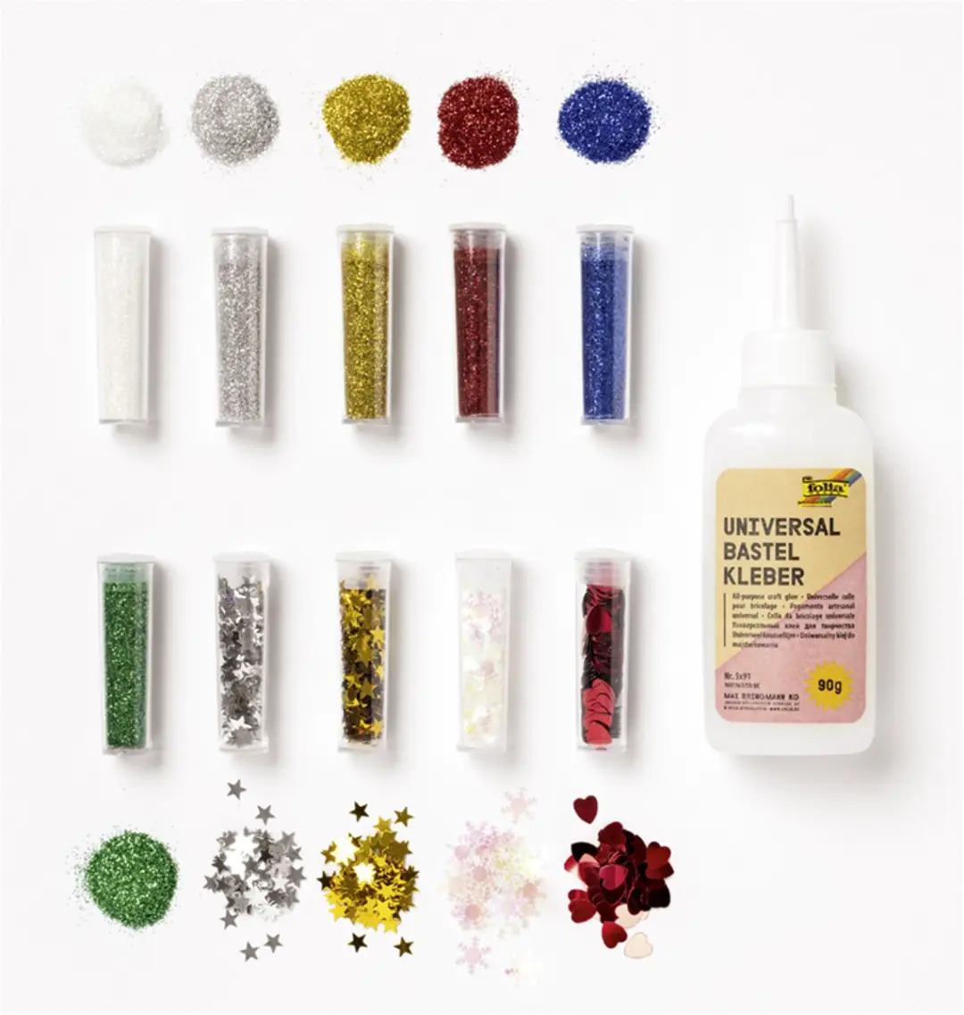Folia Bio Glitterset & Pailletten - 1 Stuk