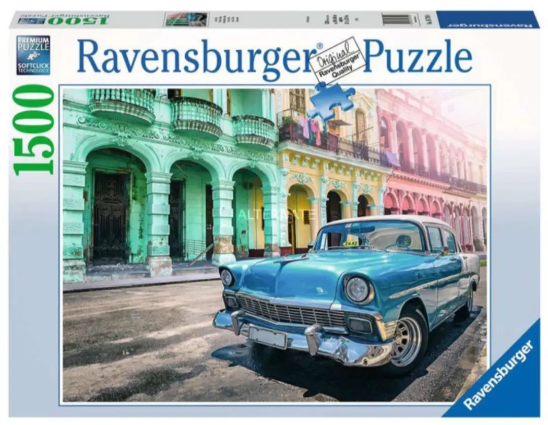 Ravensburger Cuba Cars Puzzle 1500 Stuks - Meerkleurig