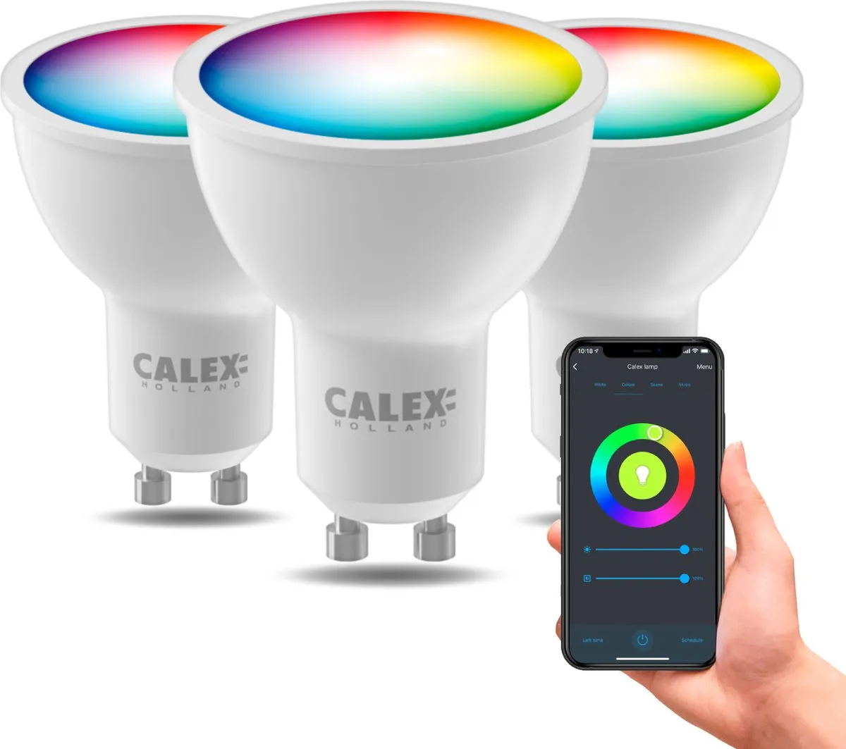 Calex Slimme LED Lamp GU10 RGBW 5W