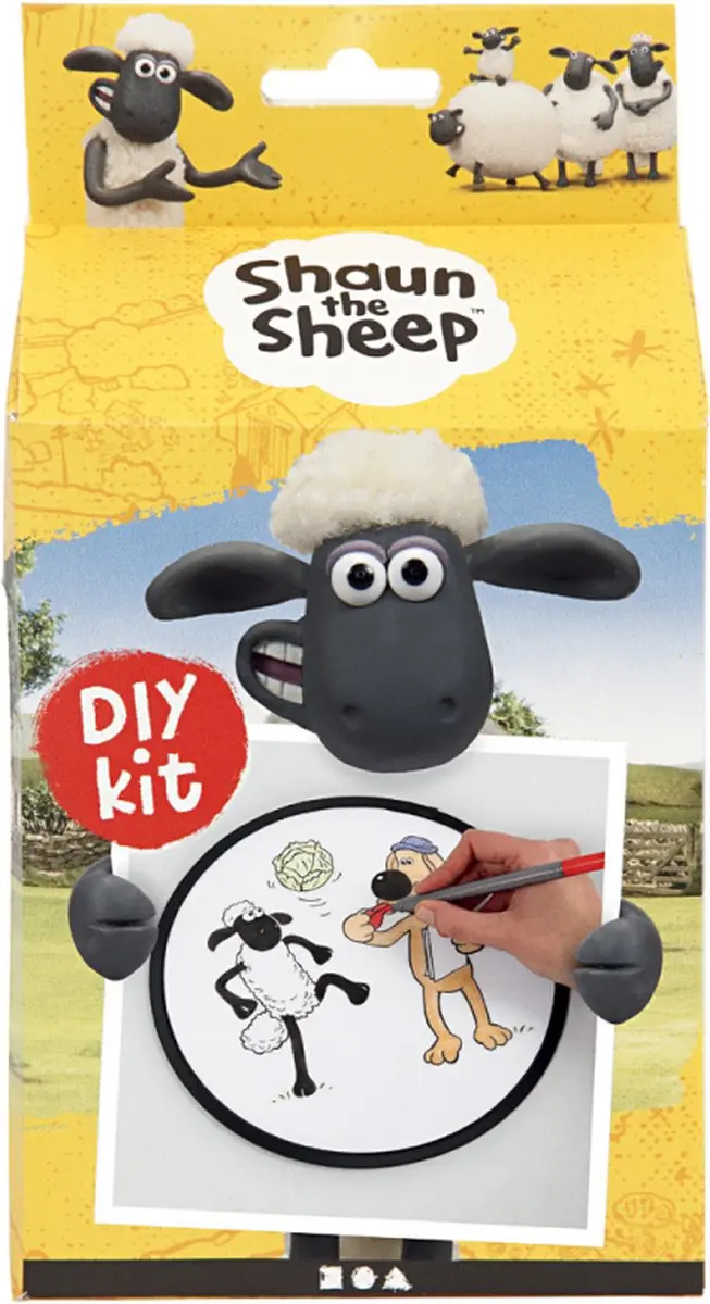 Creativ Company Shaun Frisbee DIY Textieldecoratie