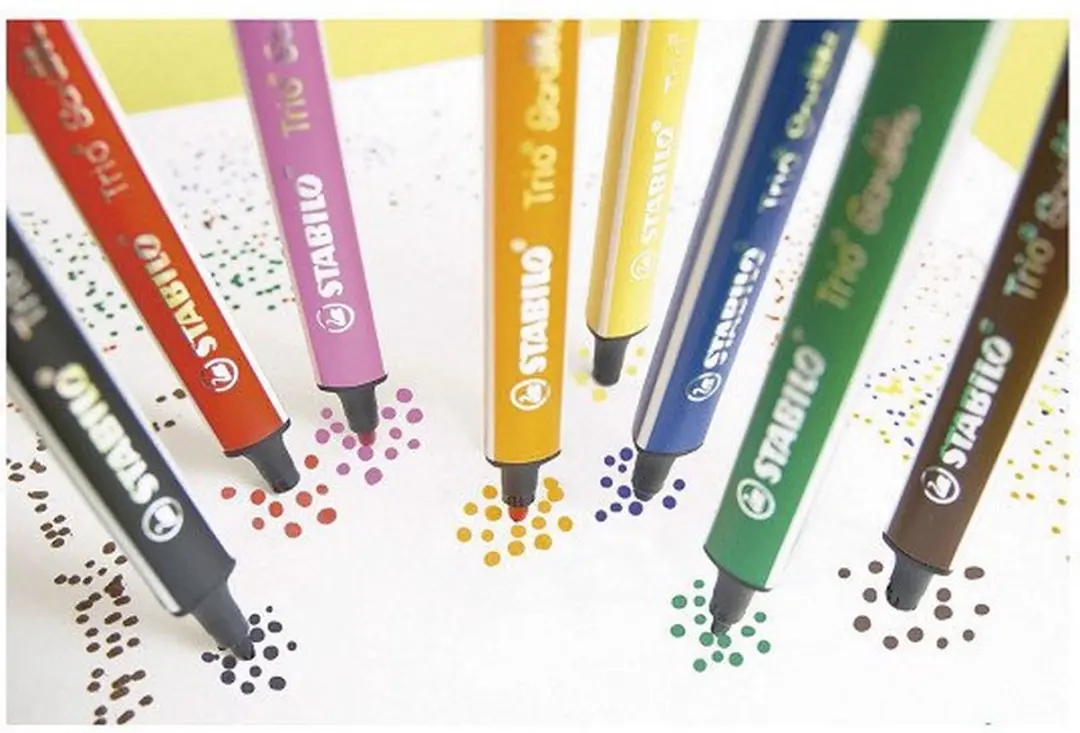 STABILO Trio Scribbi 631140 Ergonomische Viltstiften - 24 Stuks - afbeelding 5 van 5