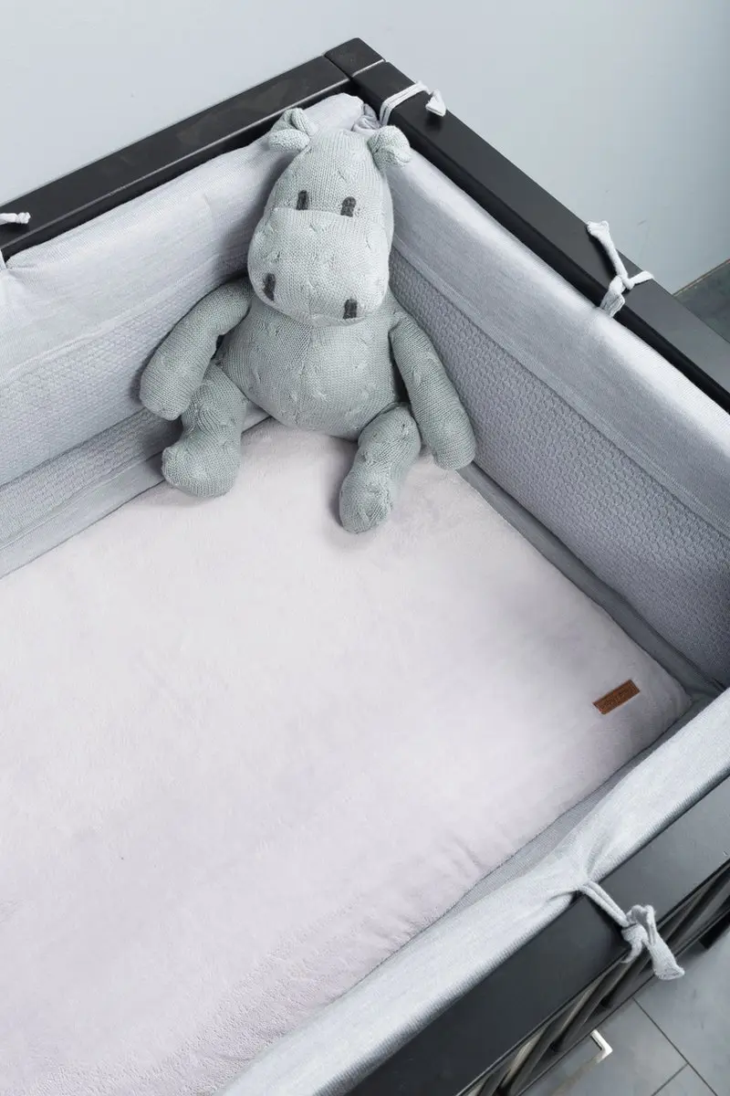 Baby's Only Knuffel Nijlpaard Cable - Wit - 35 cm