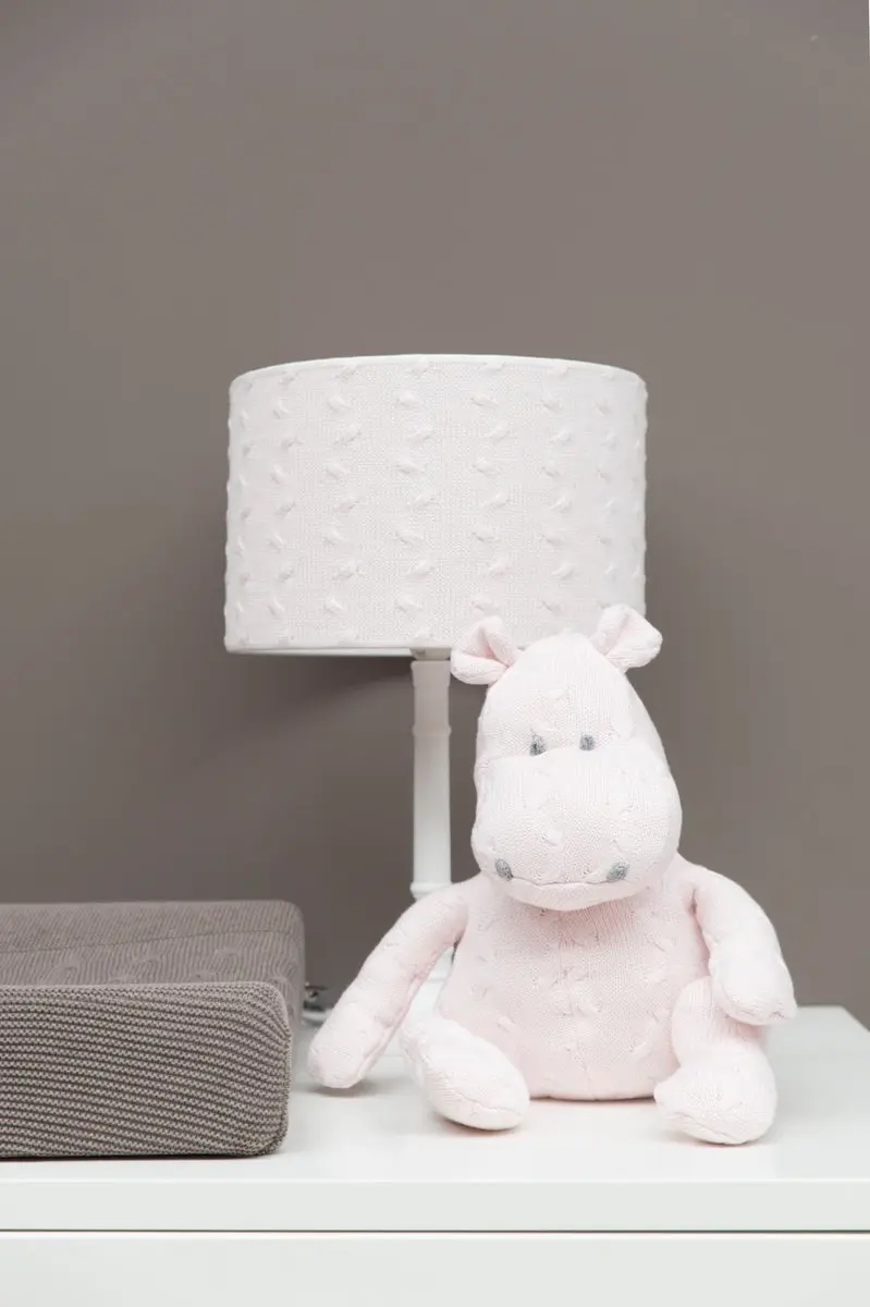 Baby's Only Knuffel Nijlpaard Cable - Wit - 35 cm