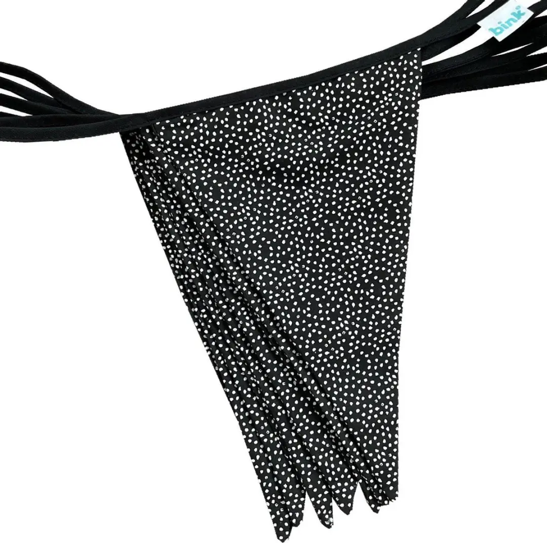 BINK Bedding Stoffen Slinger Sil L - 5m 9 Vlaggetjes - Zwart/Wit