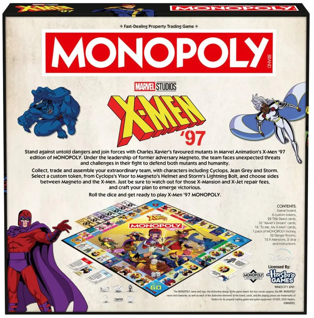 Monopoly X-Men '97 Edition - 2-6 Spelers