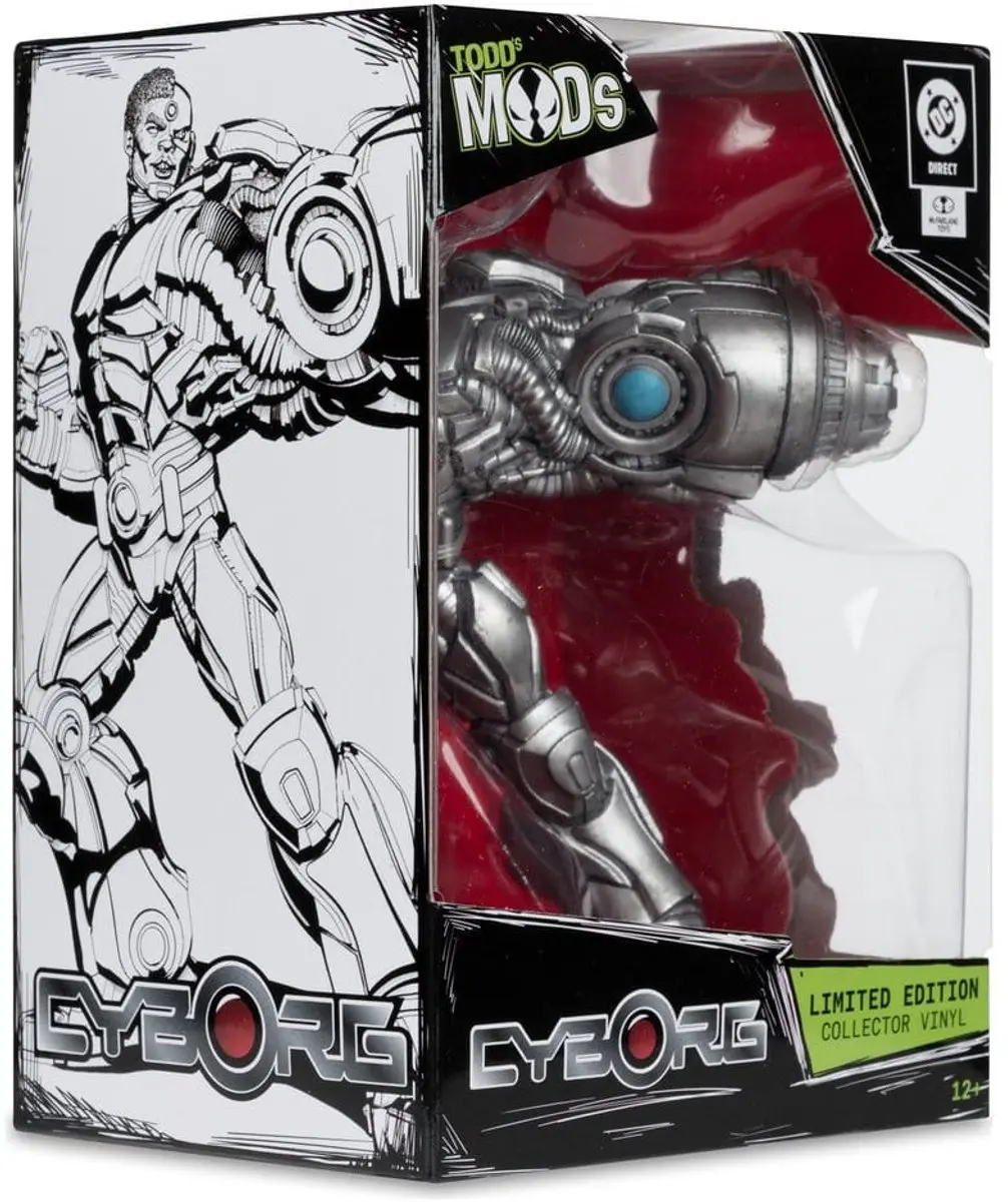 McFarlane Toys DC Cyborg Vinyl Statue 12cm - MCF17694 - Multi