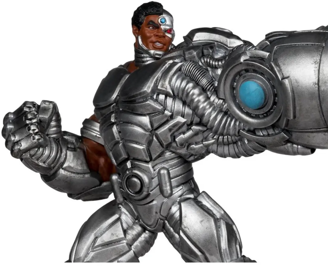 McFarlane Toys DC Cyborg Vinyl Statue 12cm - MCF17694 - Multi - afbeelding 6 van 6