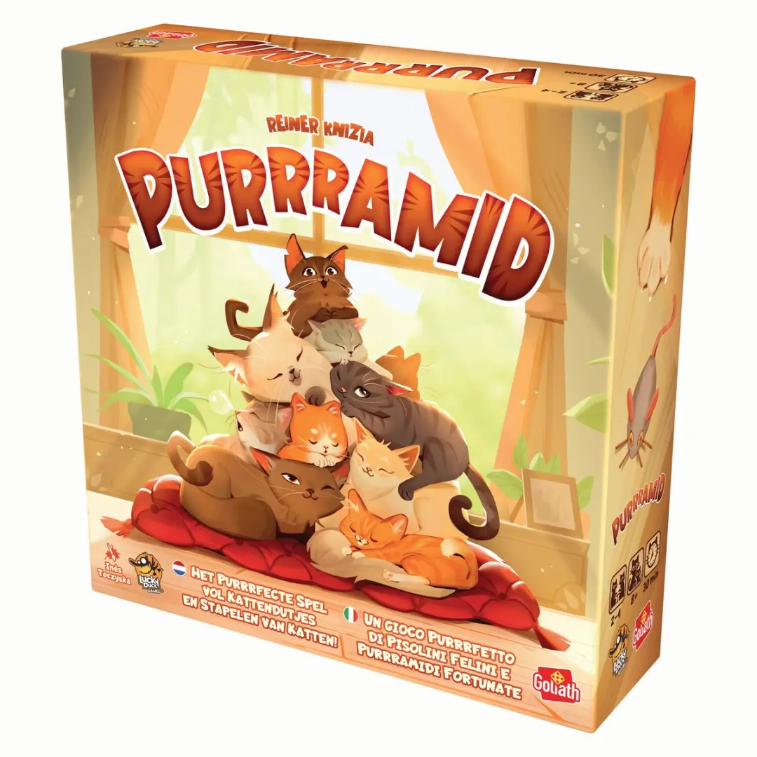 Goliath Purrramid Familiespel - 2-4 spelers - afbeelding 6 van 6