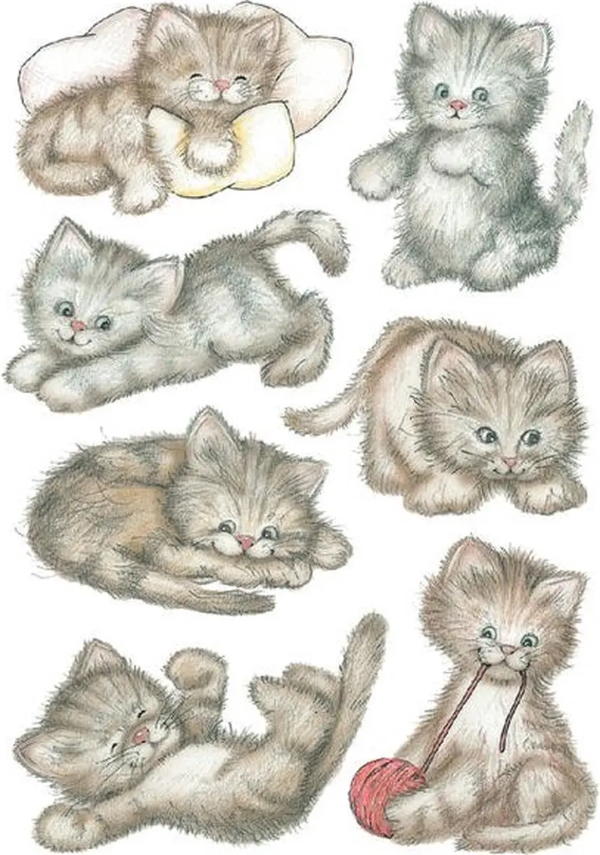 Herma 3777 Schattig Poesje Etiketten